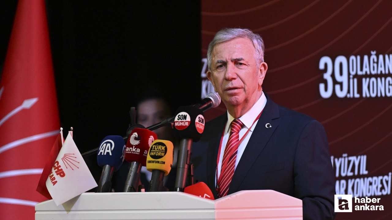 Mansur Yavaş: Ankara'da yaptığımız çalışmalar Türkiye'ye örnek olacak
