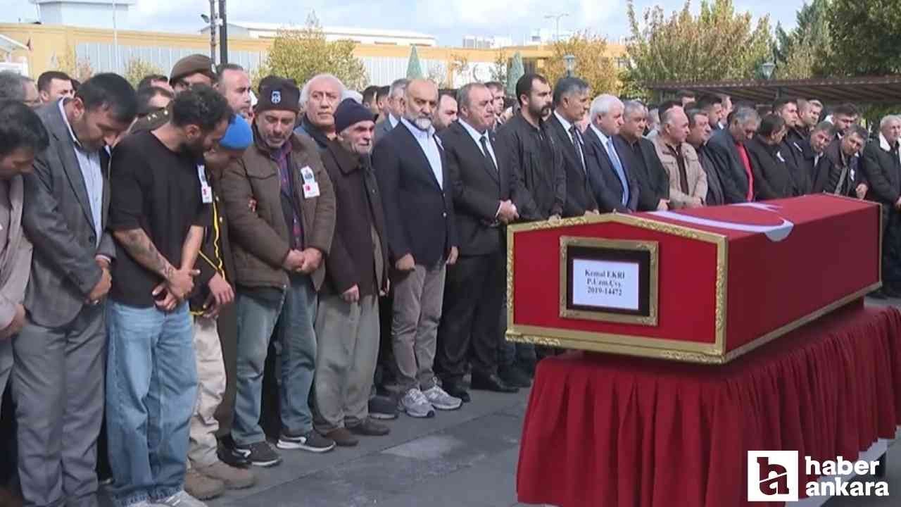Balıkesir'de cezaevi firarisi tarafından öldürülen uzman çavuş Ekri Ankara'da defnedildi