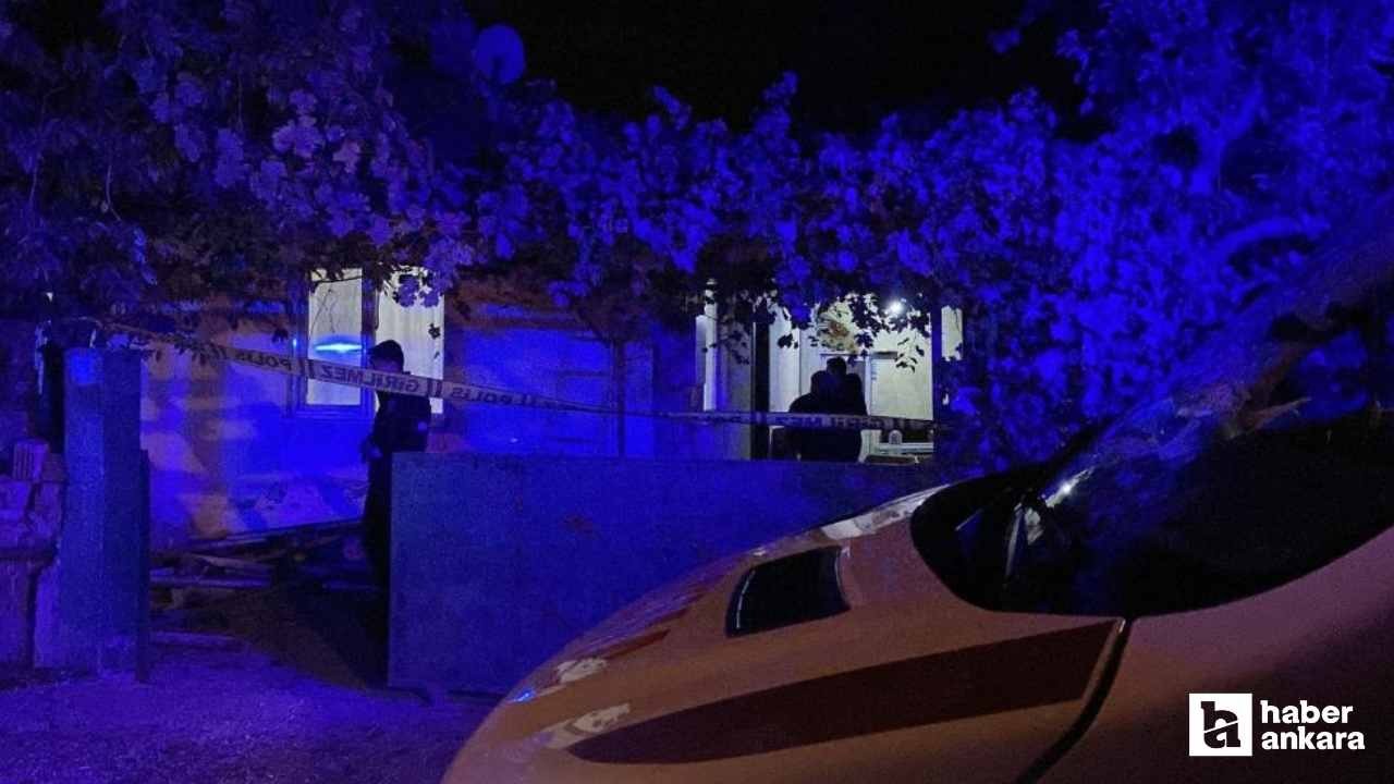 Çorum'da öz babasını tüfekle vurarak öldürüp kaçan şüpheli aranıyor