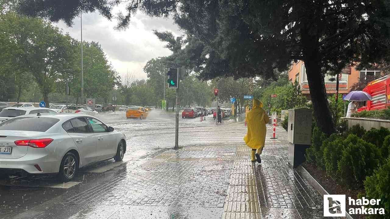 Başkentte önümüzdeki 3 gün kısa süreli sağanak yağışlar görülebilir!