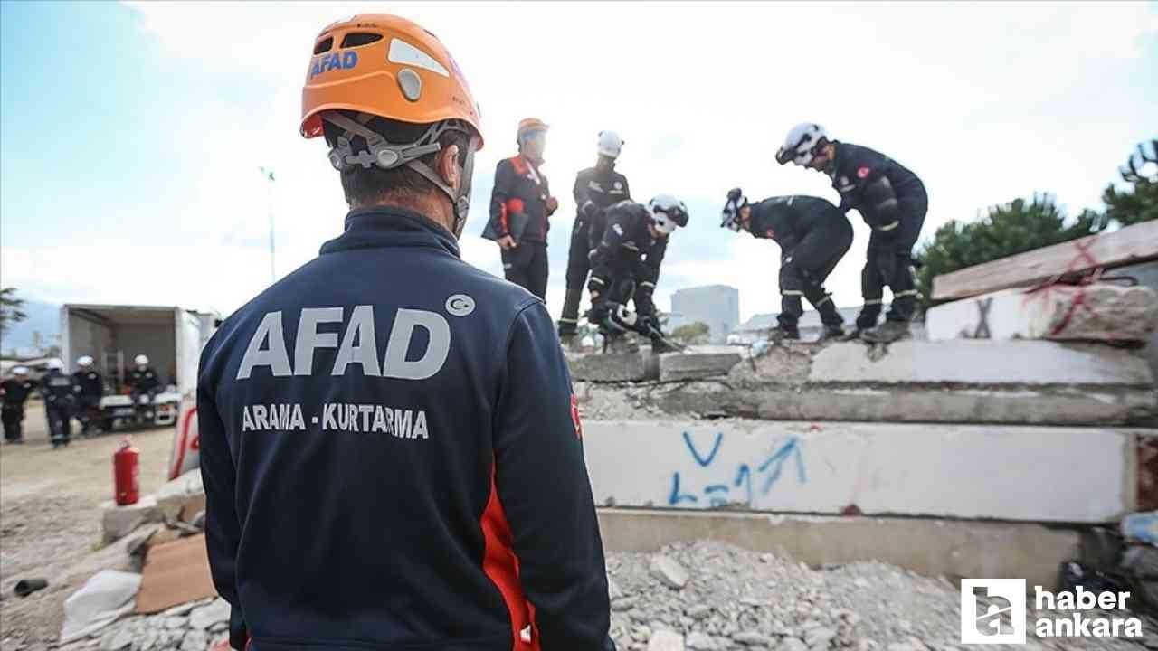 AFAD Ankara dahil 71 ilde 1.250 personel alacak!
