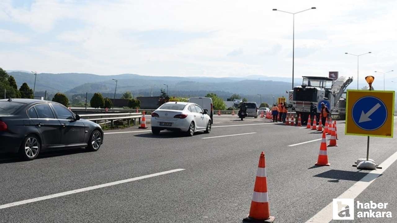 Anadolu Otoyolu Kızılcahamam Mevkisi trafiğe kapatıldı