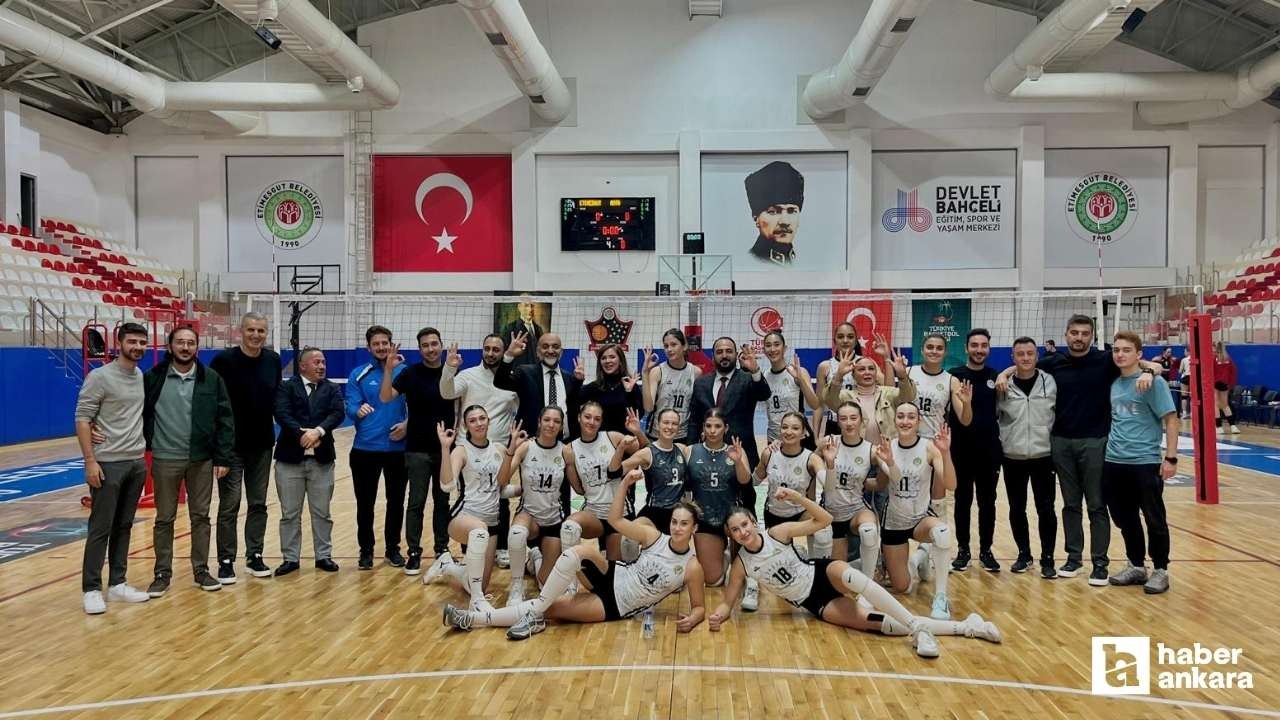 Etimesgut Belediyesi Voleybol Takımı galibiyet serisini sürdürüyor