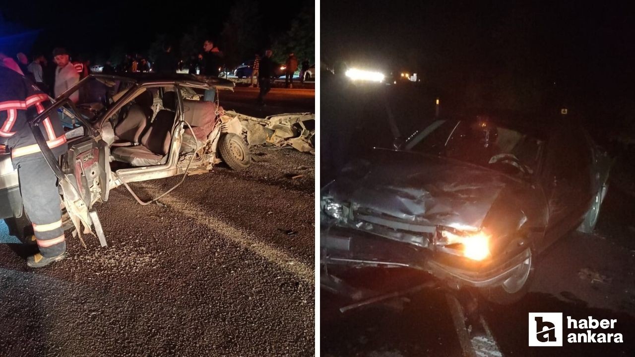 Çankırı'da trafik kazası: 1 ölü, 3 yaralı!