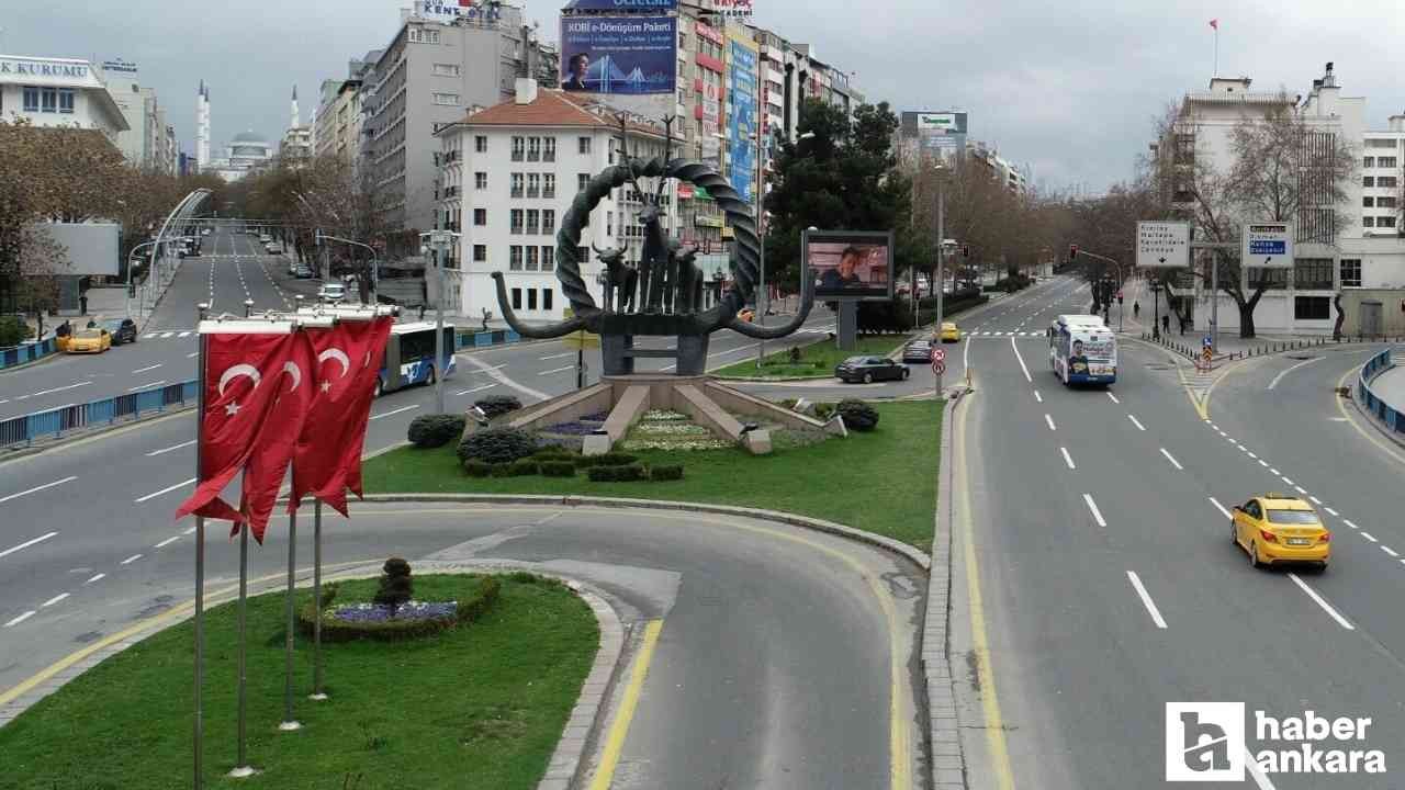 Başkentte Cumhuriyet Bayramı kutlamaları sebebi ile bazı yollar trafiğe kapatılacak