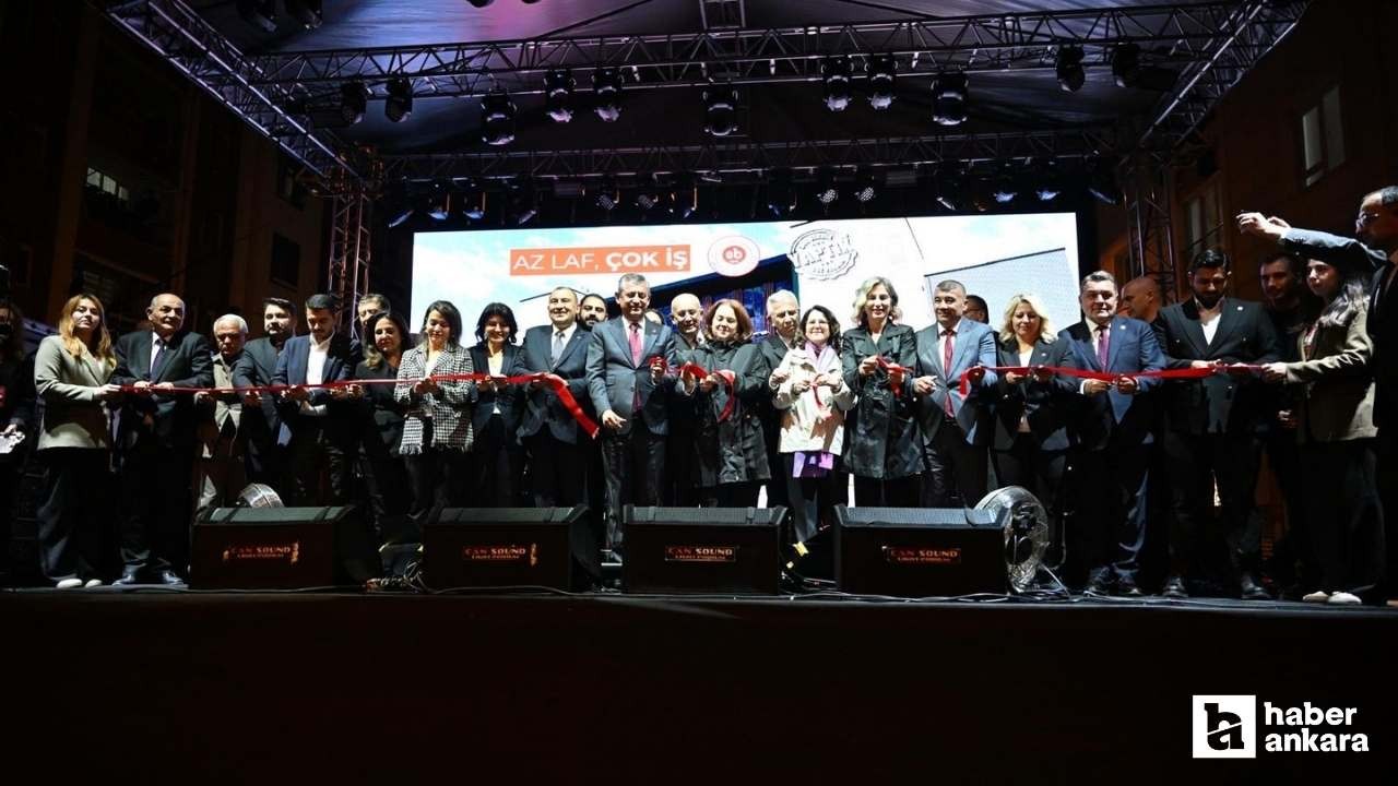 Özgür Özel Elmadağ'da toplu açılış ve temel atma törenine katıldı