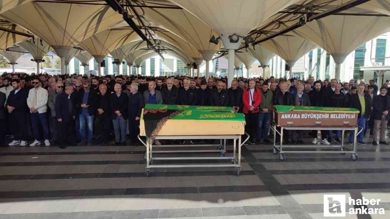 Ayaş'ta konteynerin altında kalarak hayatını kaybeden adam defnedildi!