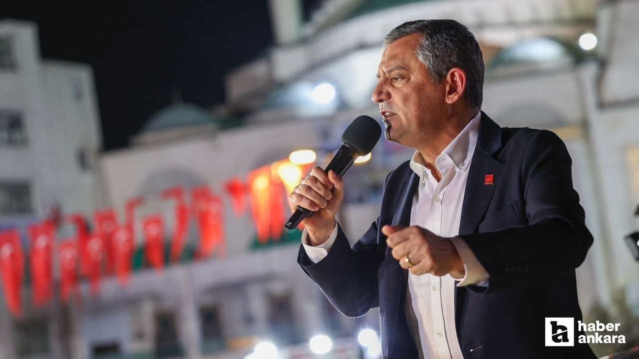 Özgür Özel, Millet İradesine Sahip Çıkıyor Mitinginde konuştu