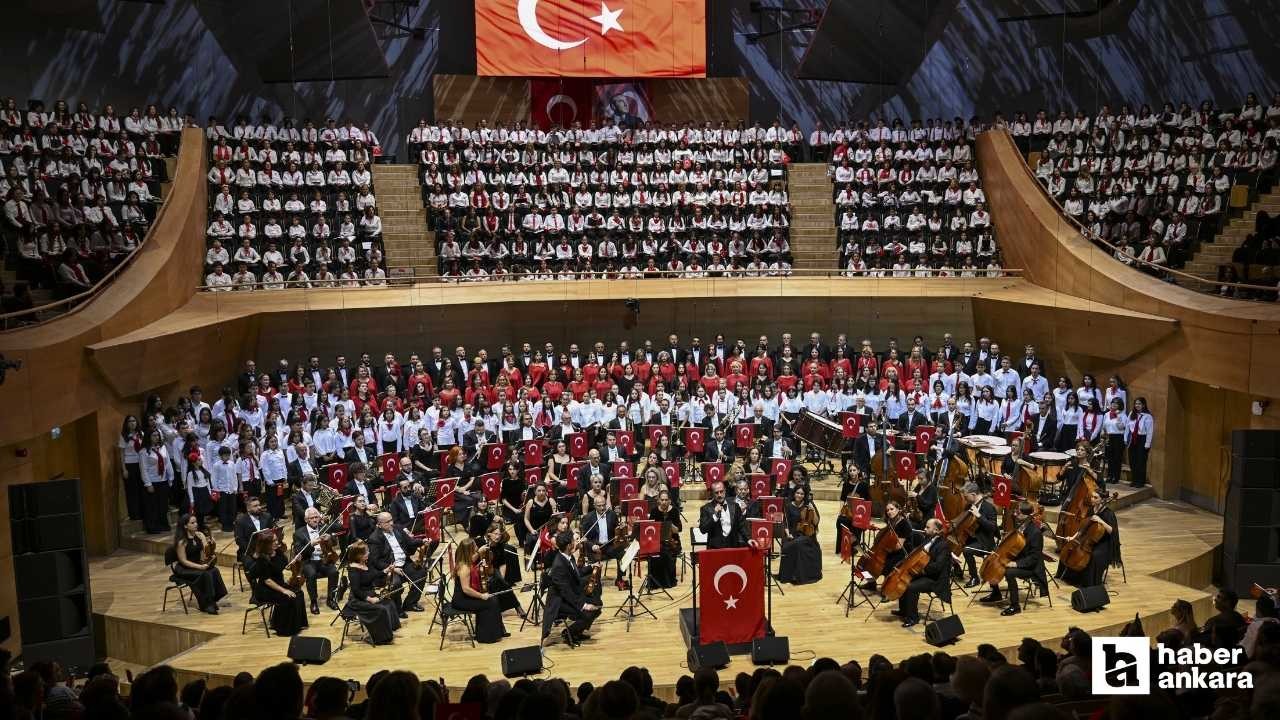 Başkentte 646 korist Cumhuriyet Bayramı Özel Konserinde buluştu