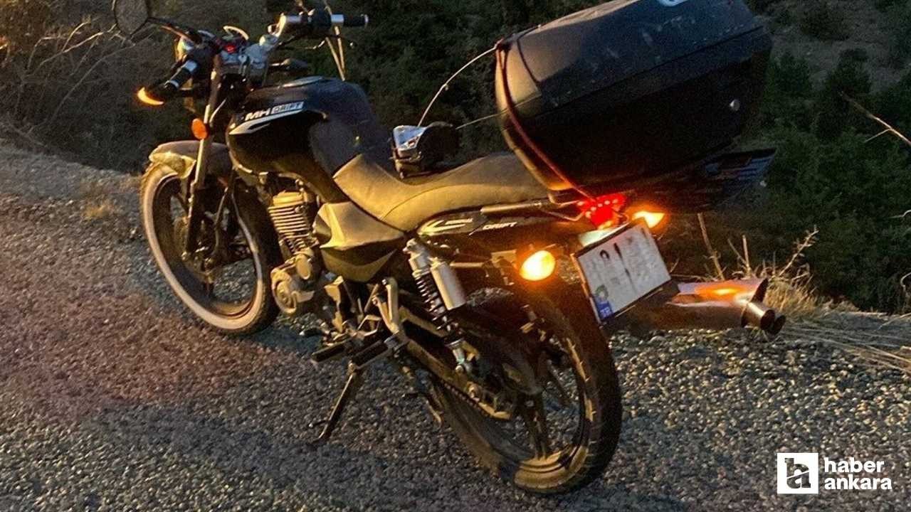 Kırıkkale'de motosiklet kazasında 21 yaşındaki sürücü yaralandı