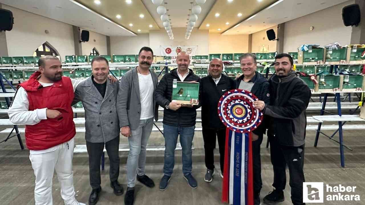 Akyurt'ta kanarya güzellik yarışması düzenlendi