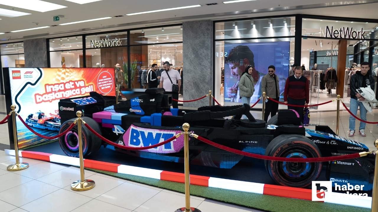 400 bin legodan yapılan Formula 1 aracı Ankara'da sergileniyor