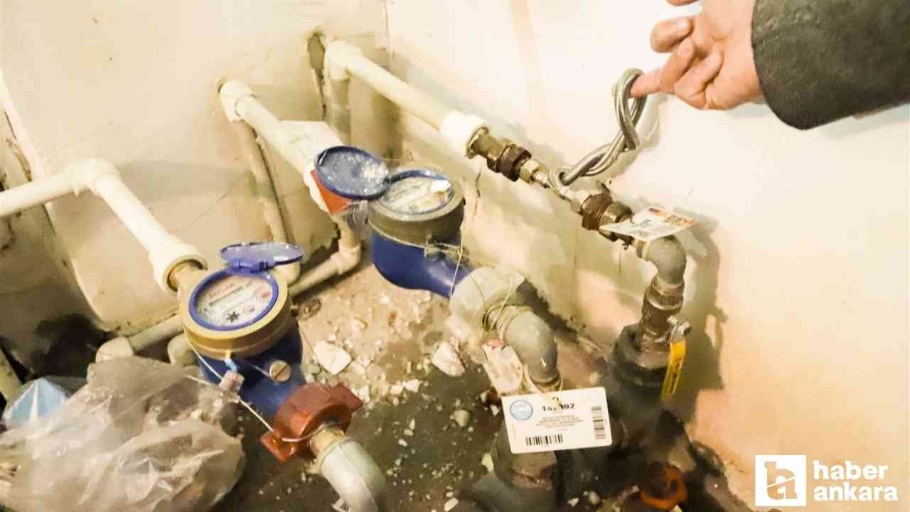 ASKİ'den kaçak su kullanımına ilişkin uyarı!