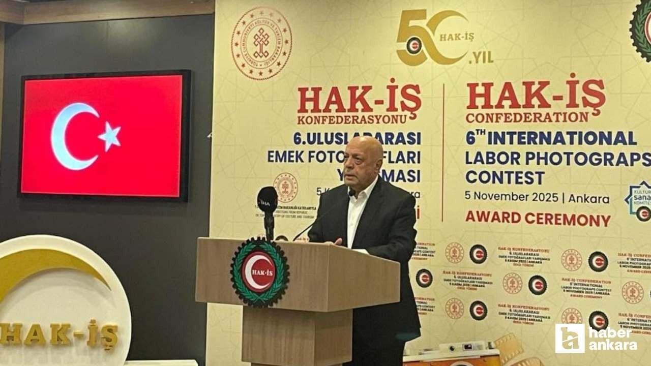 HAK-İŞ Genel Başkanı Arslan'dan asgari ücret açıklaması