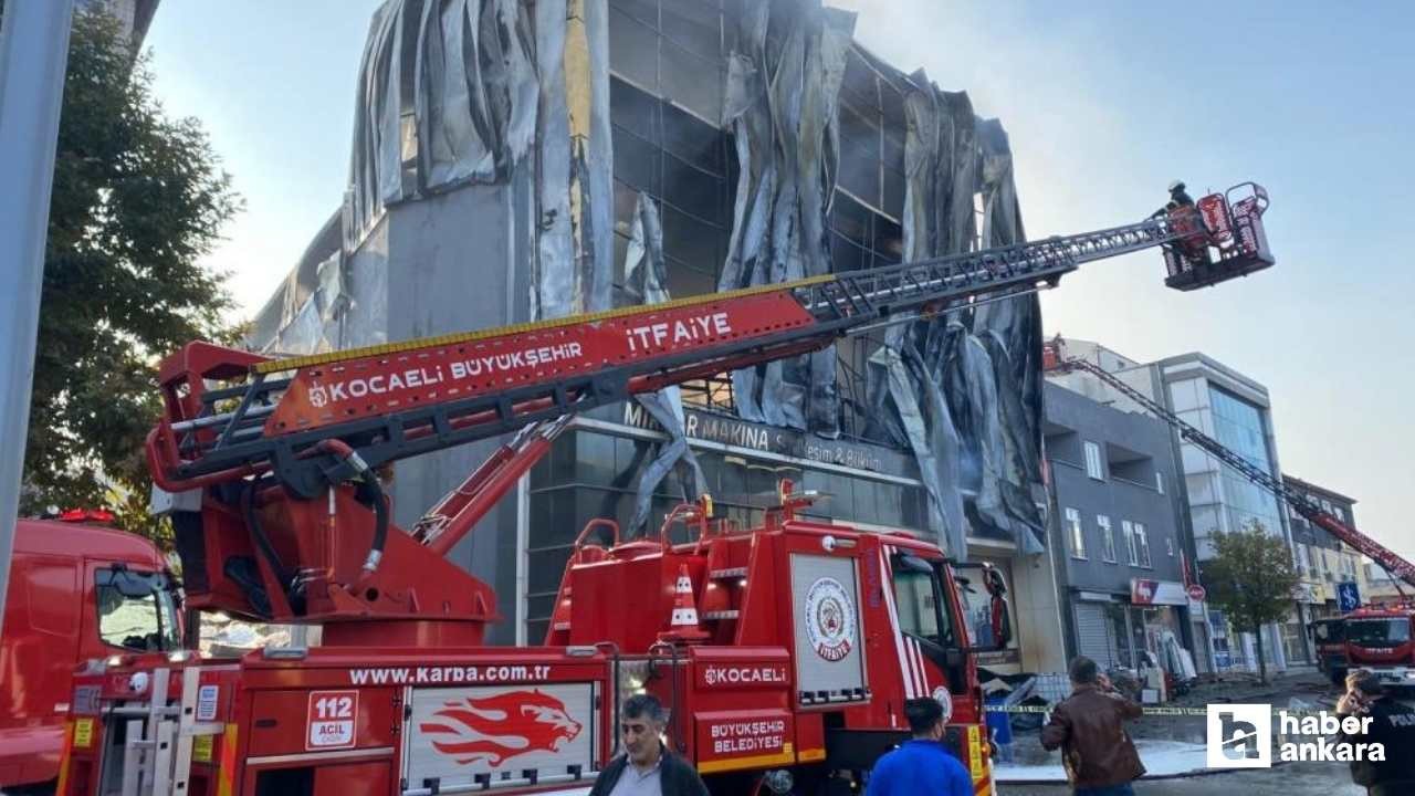 Kocaeli Dilovası'ndaki yangın nedeniyle 7 kişi açığa alındı