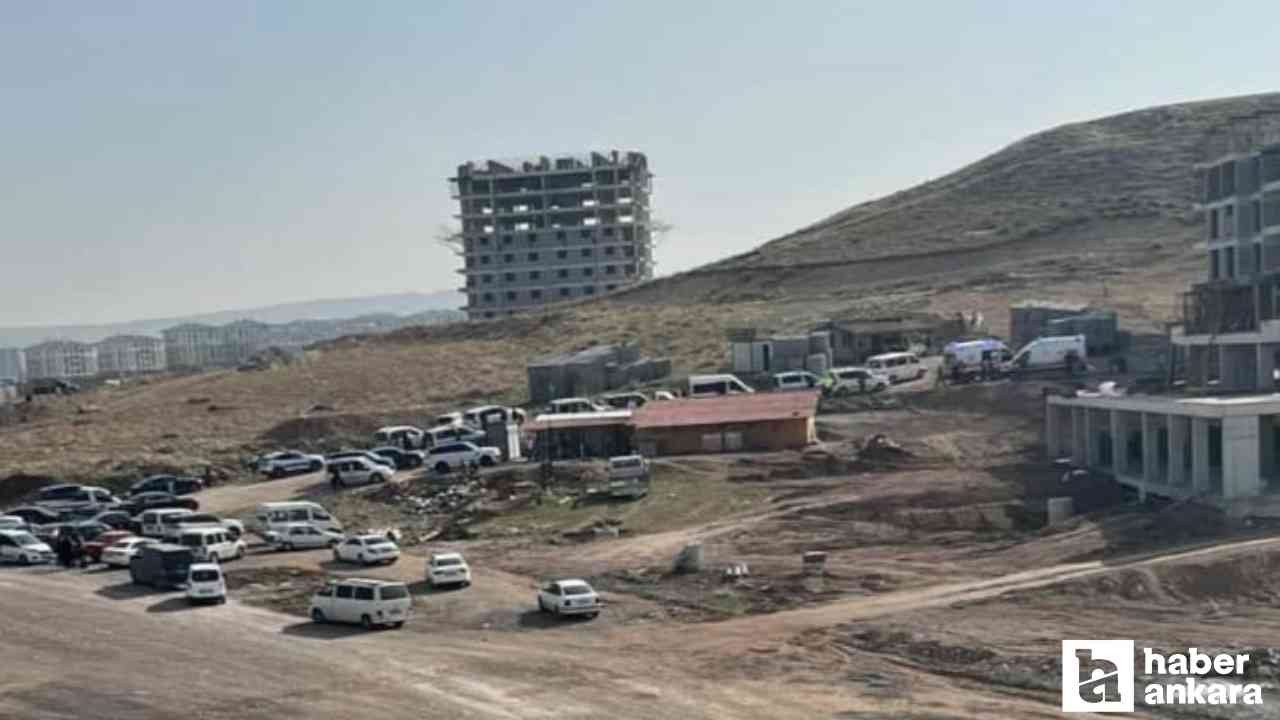 Sincan'da 4. kattan düşen inşaat işçisinin hayatını kaybettiği iddiası!