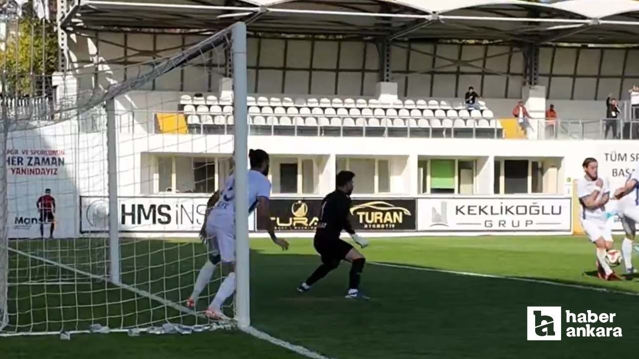 Etimesgut Spor, evinde Bursa Yıldırımspor'la berabere kaldı