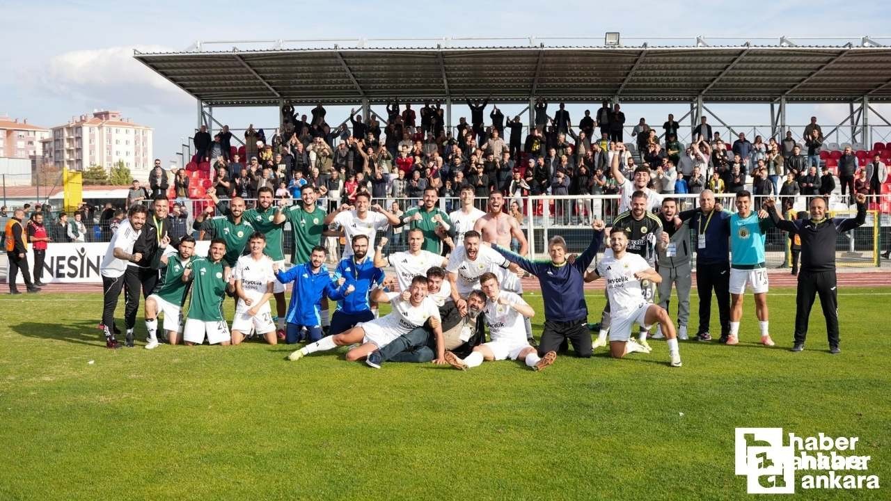 Polatlı 1926 SK evinde Çankaya FK takımıın 2-1 yendi