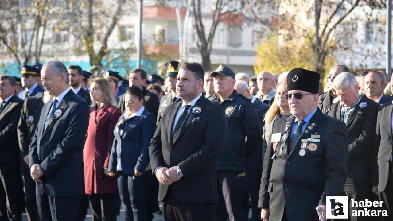 Büyük Önder Atatürk, Kahramankazan'da saygıyla anıldı