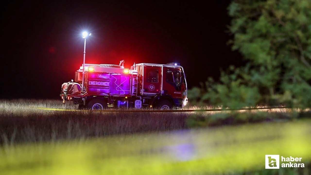 Gürcistan'da düşen TSK'ya ait uçağın enkazı güvenlik çemberine alındı