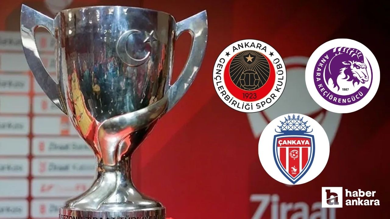Ankara takımlarının 4. eleme turu maç tarihi belli oldu...