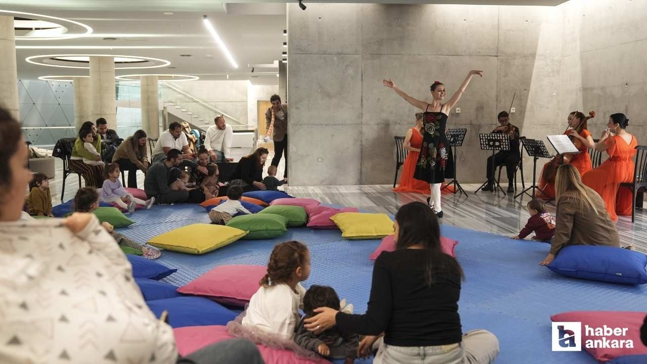 Ankara'da minikler klasik müzik ve baleyle buluşturuldular