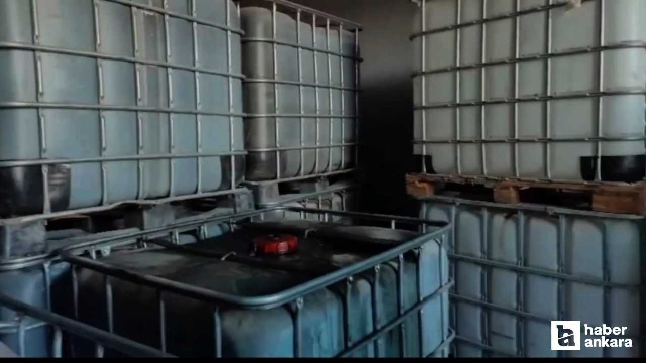 Kırşehir'de 33 bin litre kaçak akaryakıt yakalandı