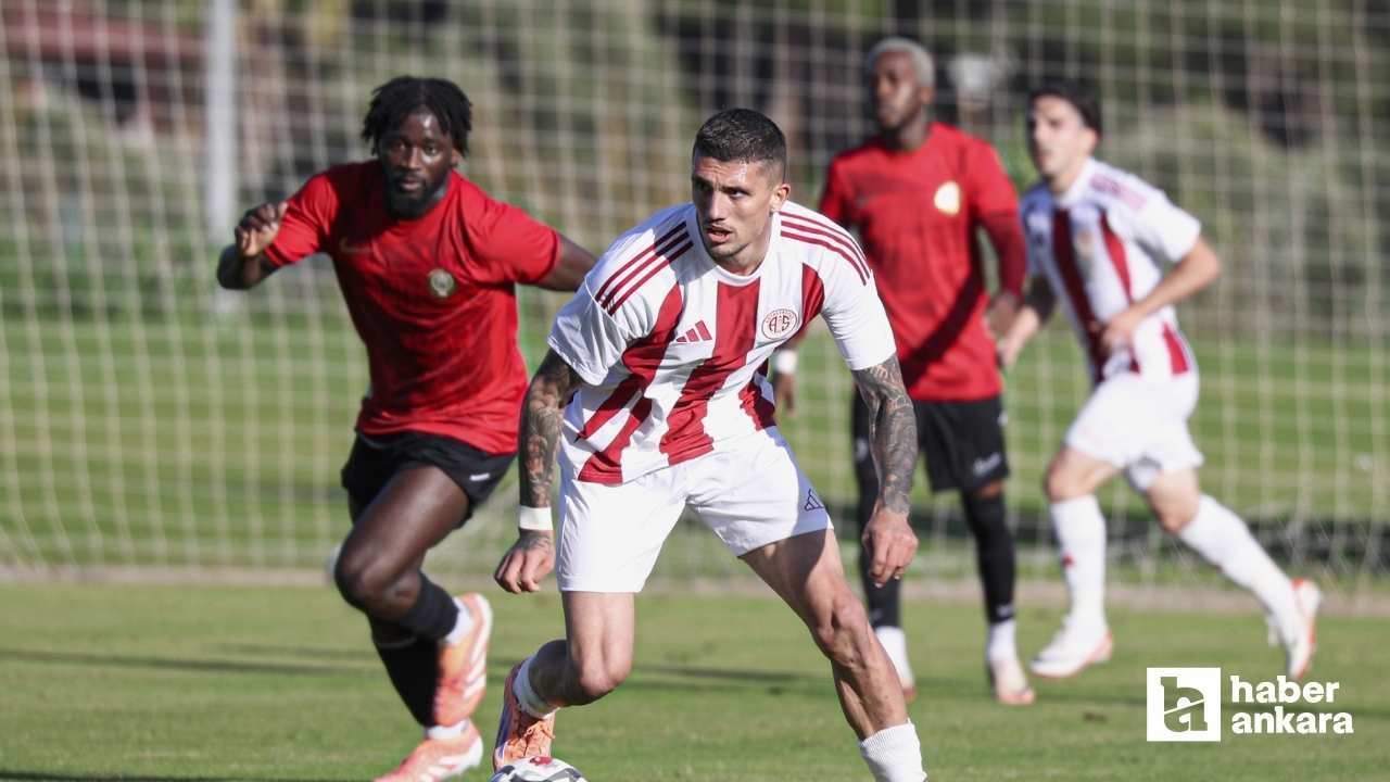 Gençlerbirliği hazırlık maçında Antalyaspor'a 2-1 yenildi