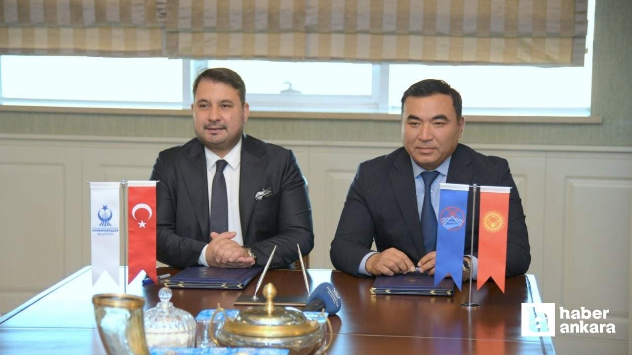 Kahramankazan ile Kırgızistan Narın Belediyesi kardeş oldu!