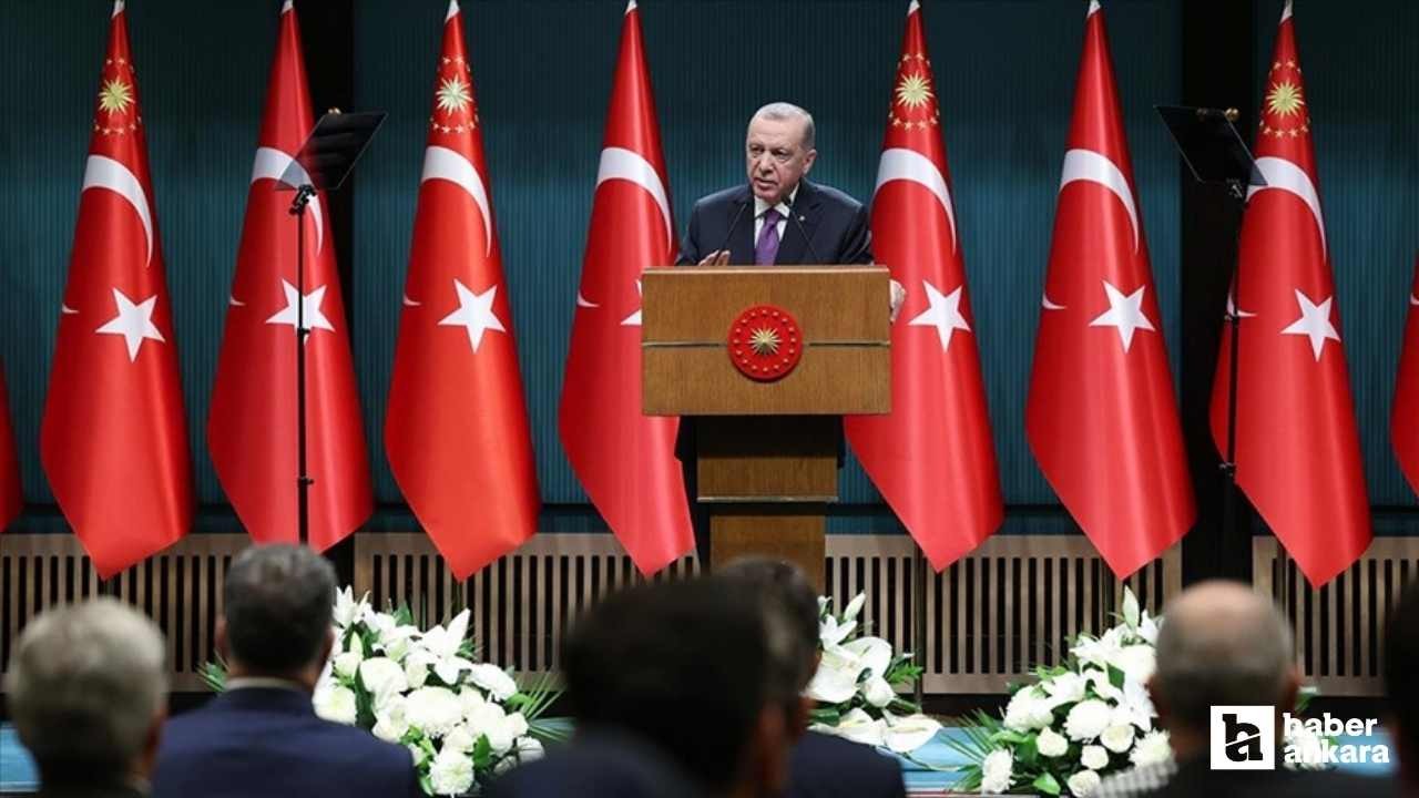 Kabine toplantısı Cumhurbaşkanı Erdoğan'ın başkanlığında bugün yapılacak