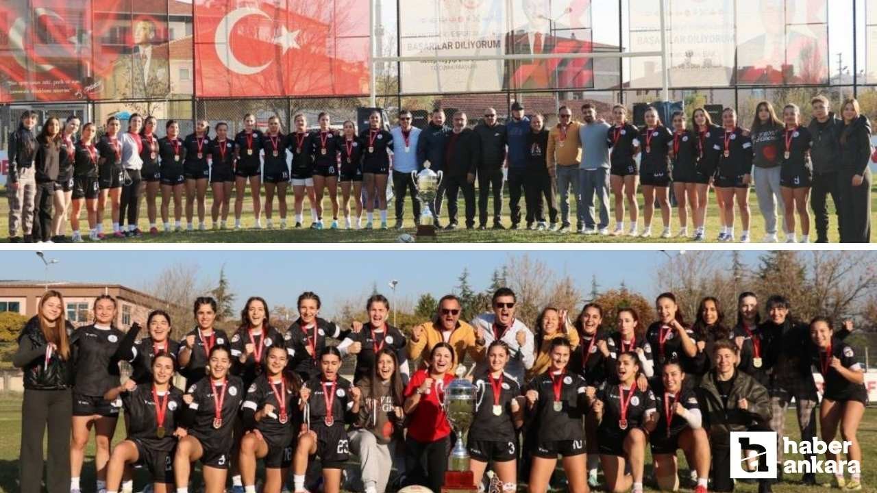 Kadınlar Türkiye 15'li Ragbi Ligi finali Ankara'da düzenlendi