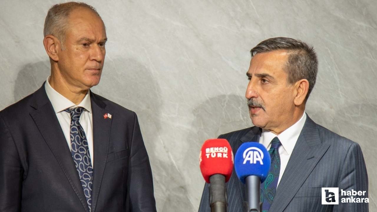 KKTC Çalışma Bakanı Hasipoğlu, Türkiye Kamu-Sen'i ziyaret etti
