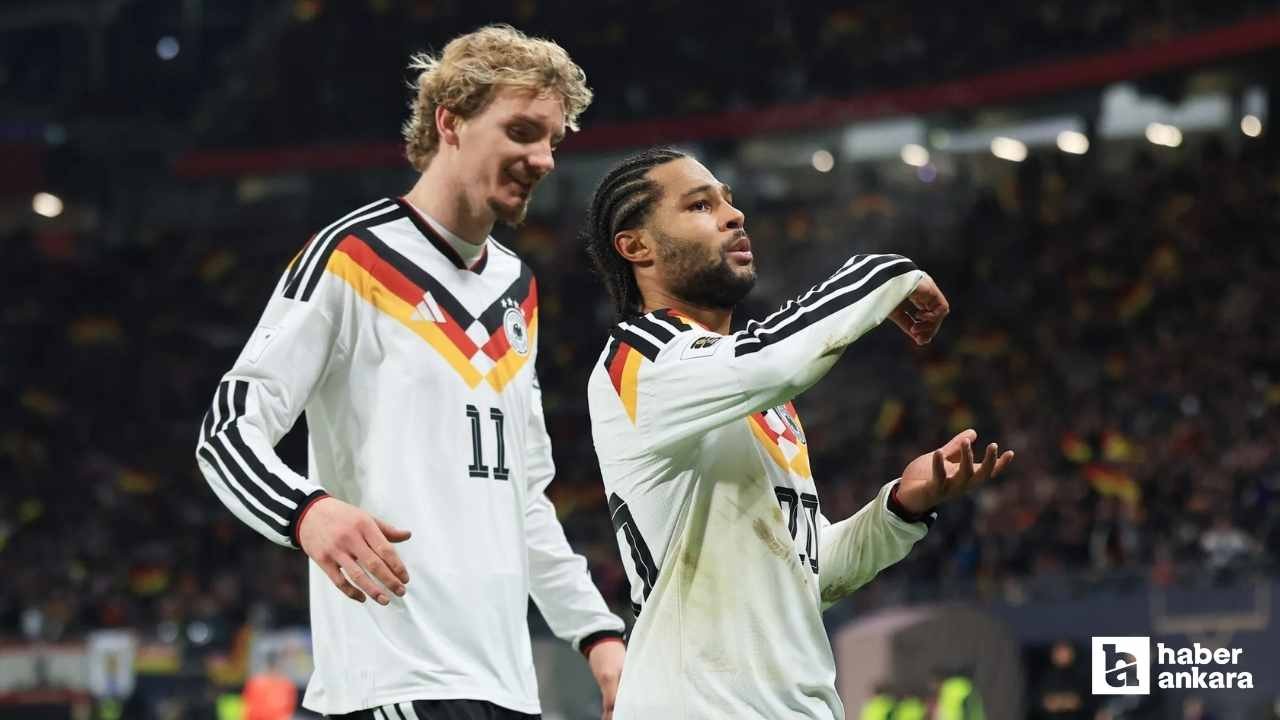 Slovakya'yı 6-0 mağlup eden Almanya Dünya Kupası vizesini kaptı