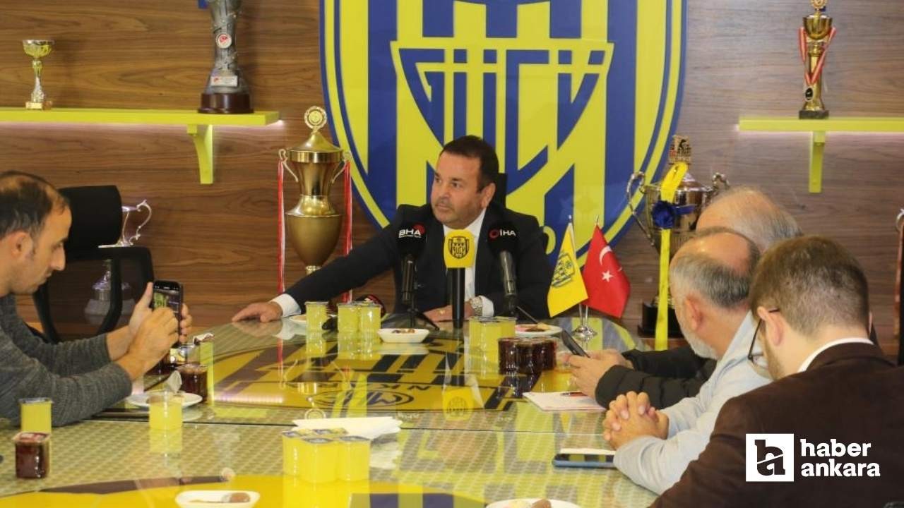 Ankaragücü Başkanı Yaman başarı için  zaman istedi