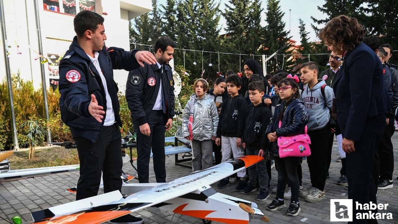 Ankara'daki bir okulda Filistinli çocuklar için etkinlik düzenlendi