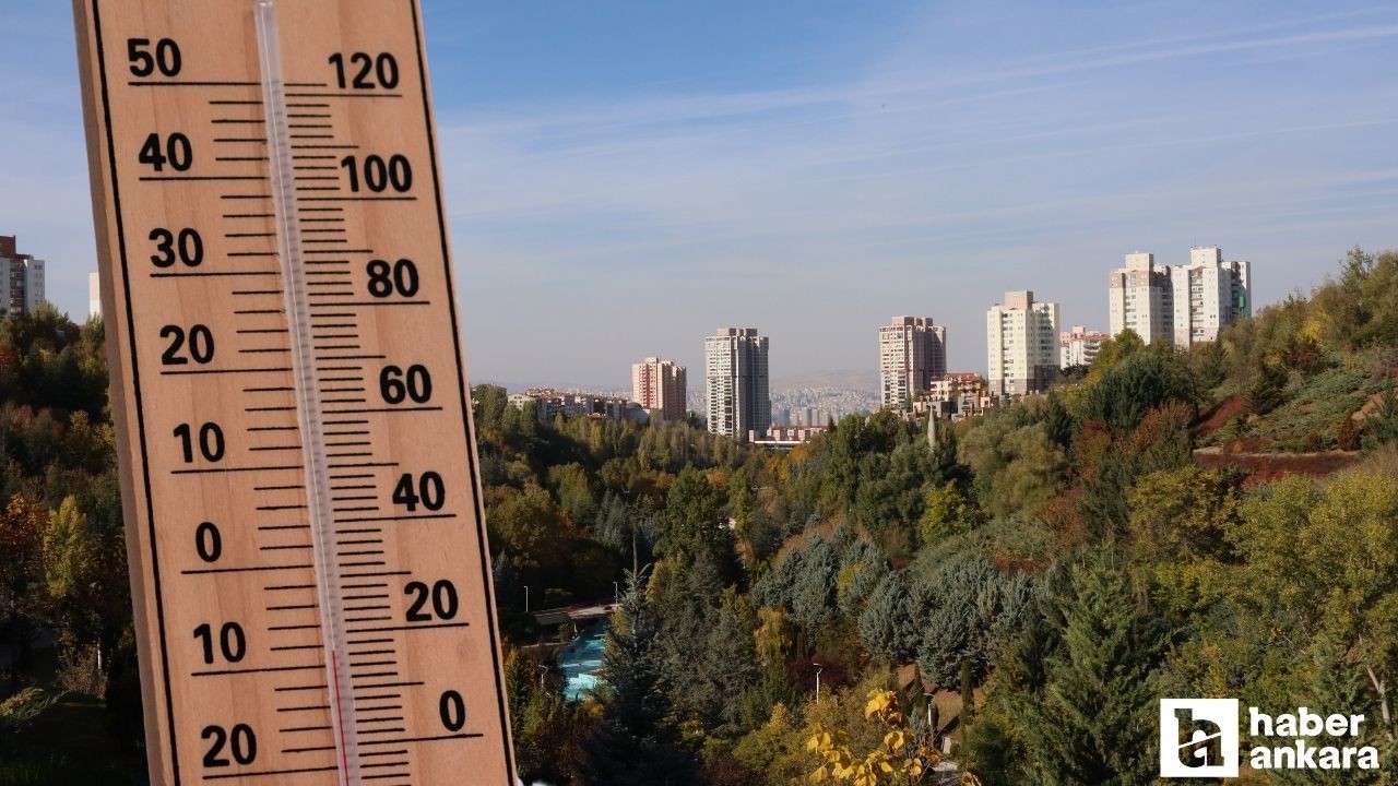 Başkentte yeni haftada sıcaklıklar 7 derece birden düşecek!