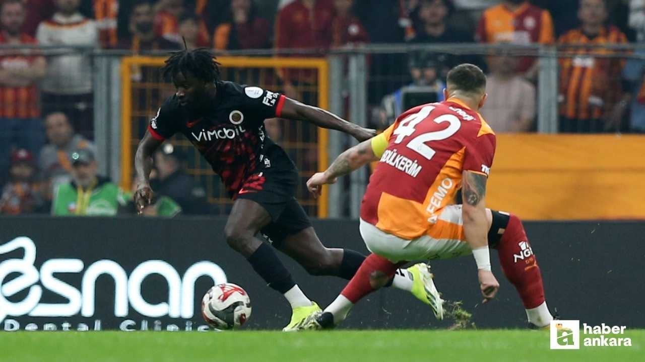 Gençlerbirliği öne geçtiği maçta Galatasaray'a kaybetti