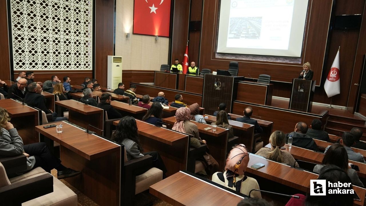 Keçiören'de Trafikte Güvenli Sürüş eğitimi düzenlendi