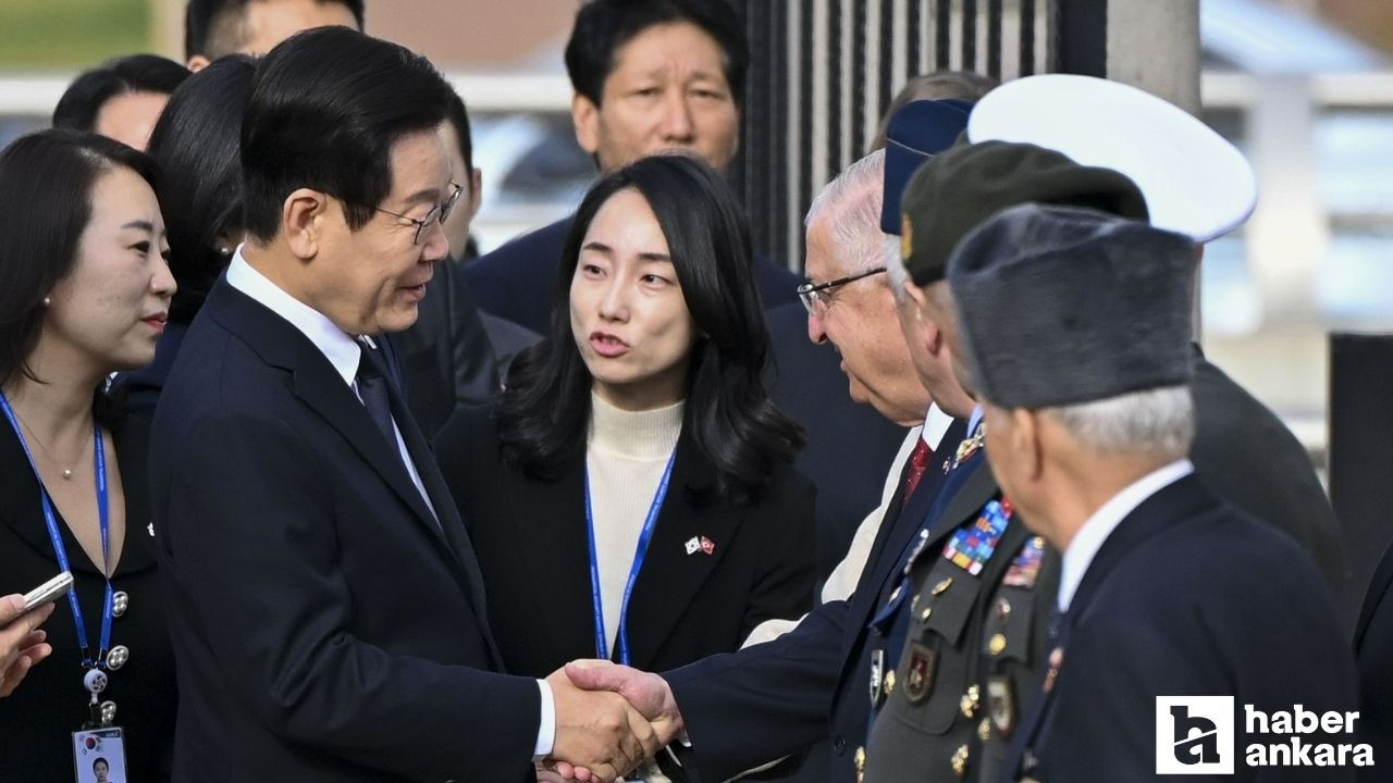 Güney Kore Devlet Başkanı Lee ve eşi Altındağ'daki anıtı ziyaret etti