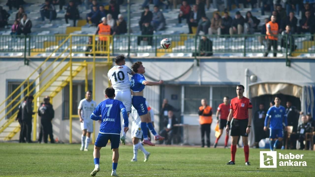 Sincan Belediyesi Ankaraspor, evinde Ankaragücü'nü 2-1 yendi