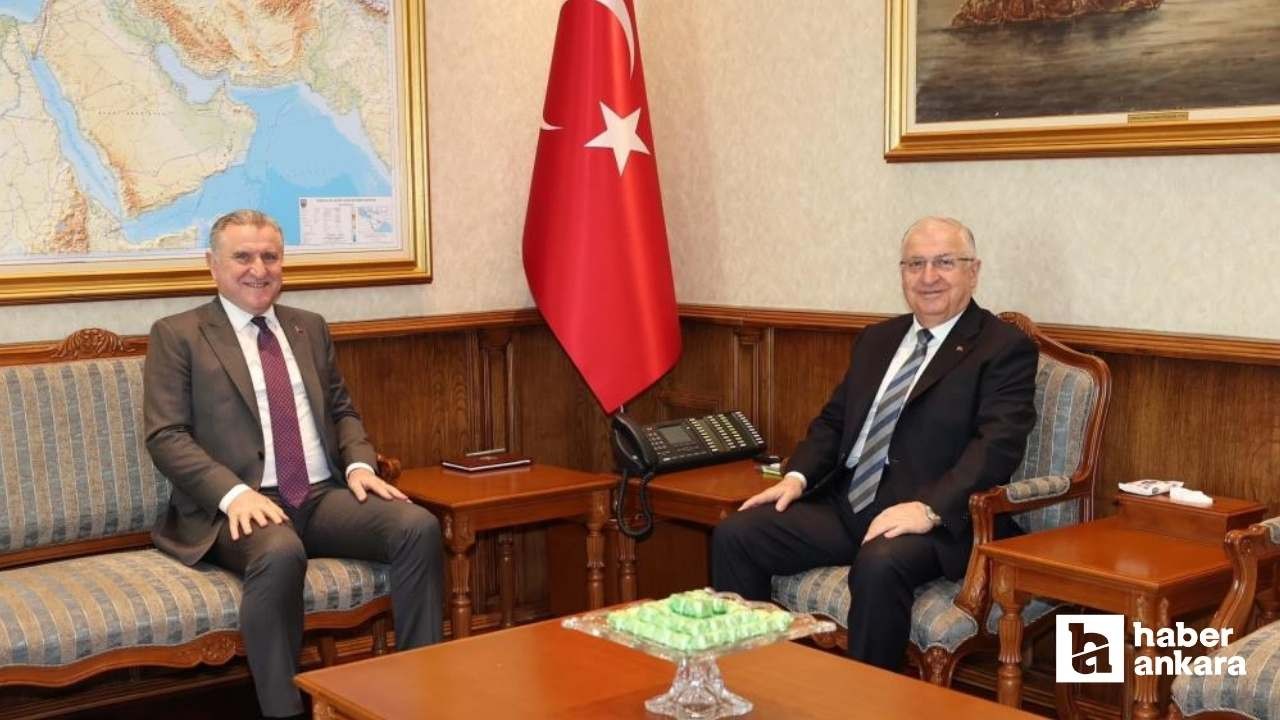 Bakan Güler ile Bakan Bak Ankara'da bir araya geldi