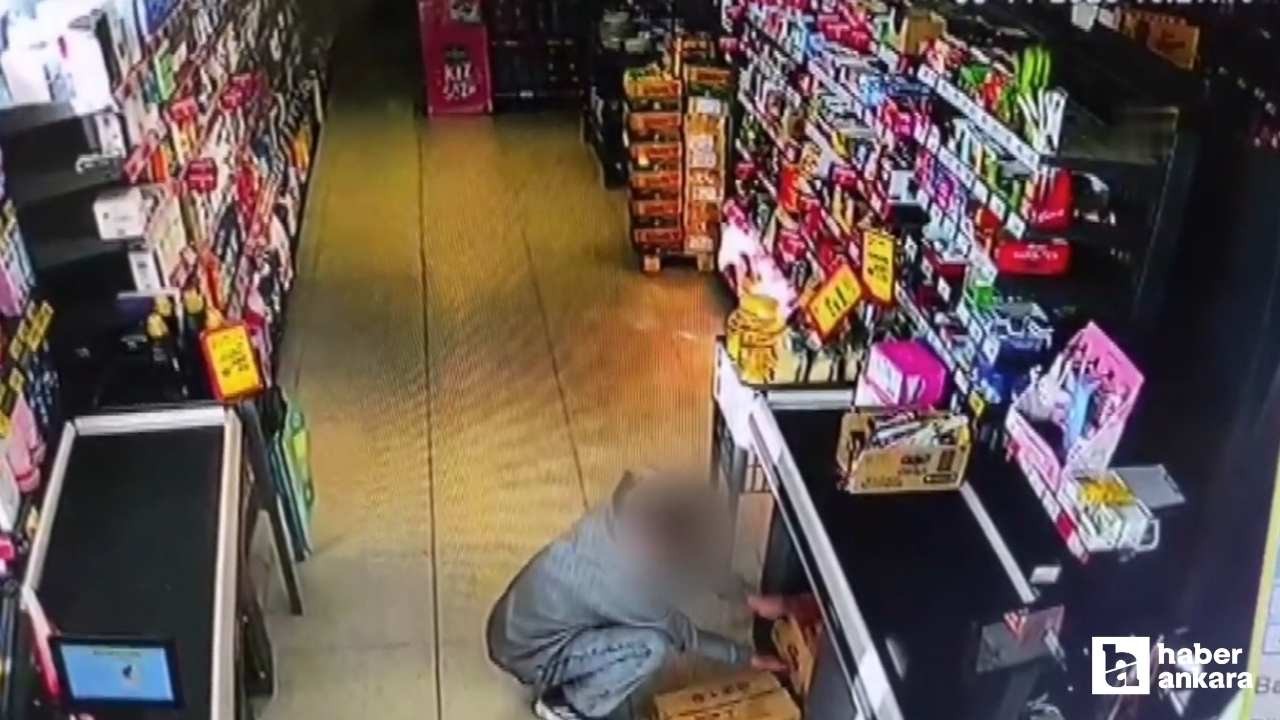 Ankara'da marketlerden hırsızlık yaptığı iddia edilen kişi tutuklandı