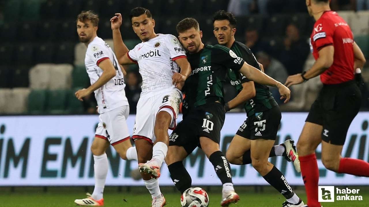 Gençlerbirliği deplasmanda Kocaelispor'a tek golle yenildi!