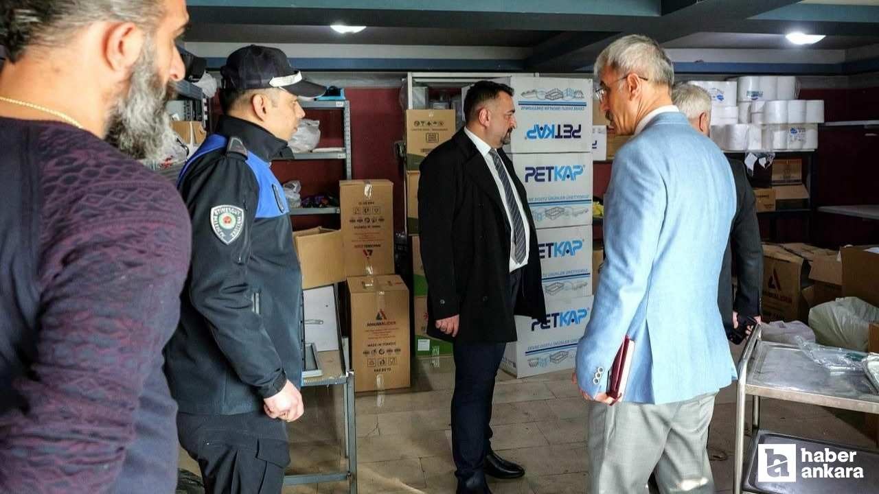 Şaşmaz Oto Sanayi Bölgesi'nde denetim yapıldı