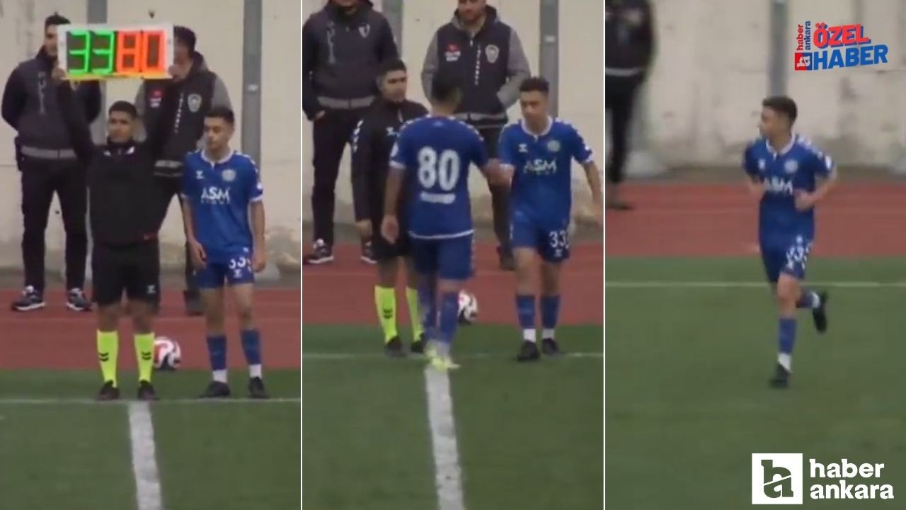 Sincan Belediyesi Ankaraspor’un futbolcusu Türk futbol tarihine geçti