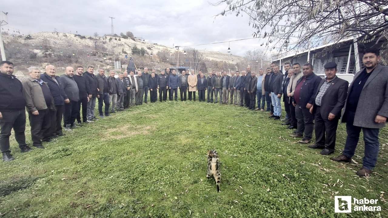 Beypazarı'nda muhtarlar 'Birlik Yemeğinde' bir araya geldi