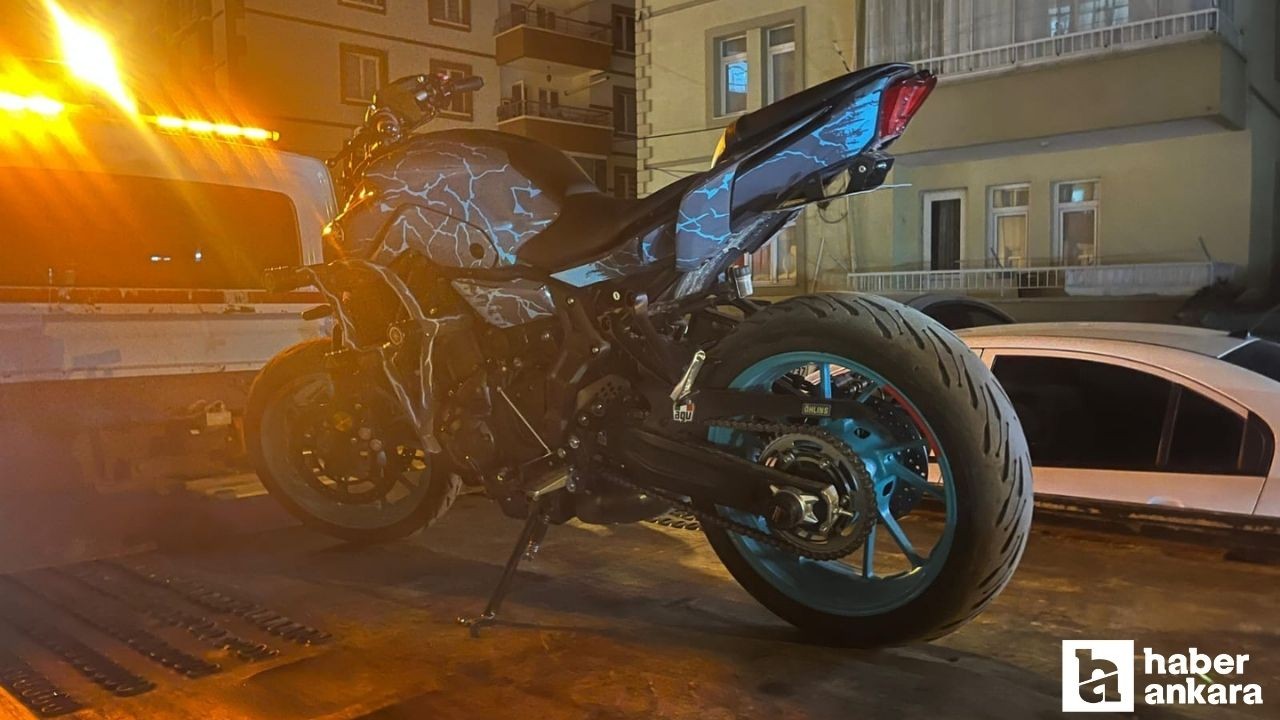 Çubuk’ta 11 ayda 195 motosiklet trafikten men edildi!