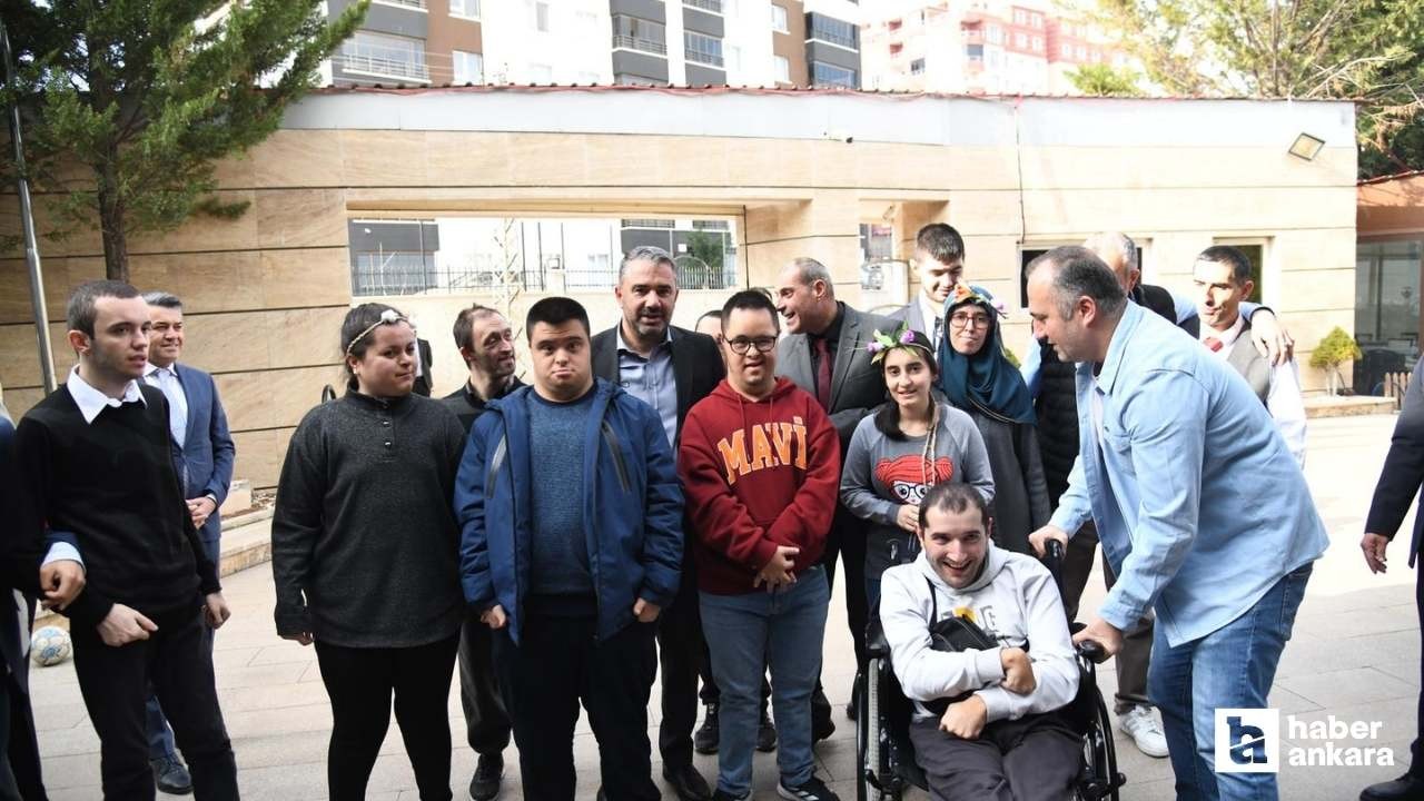 Pursaklar Belediyesi Engelsiz Yaşam Merkezi'nde özel etkinlik yapıldı