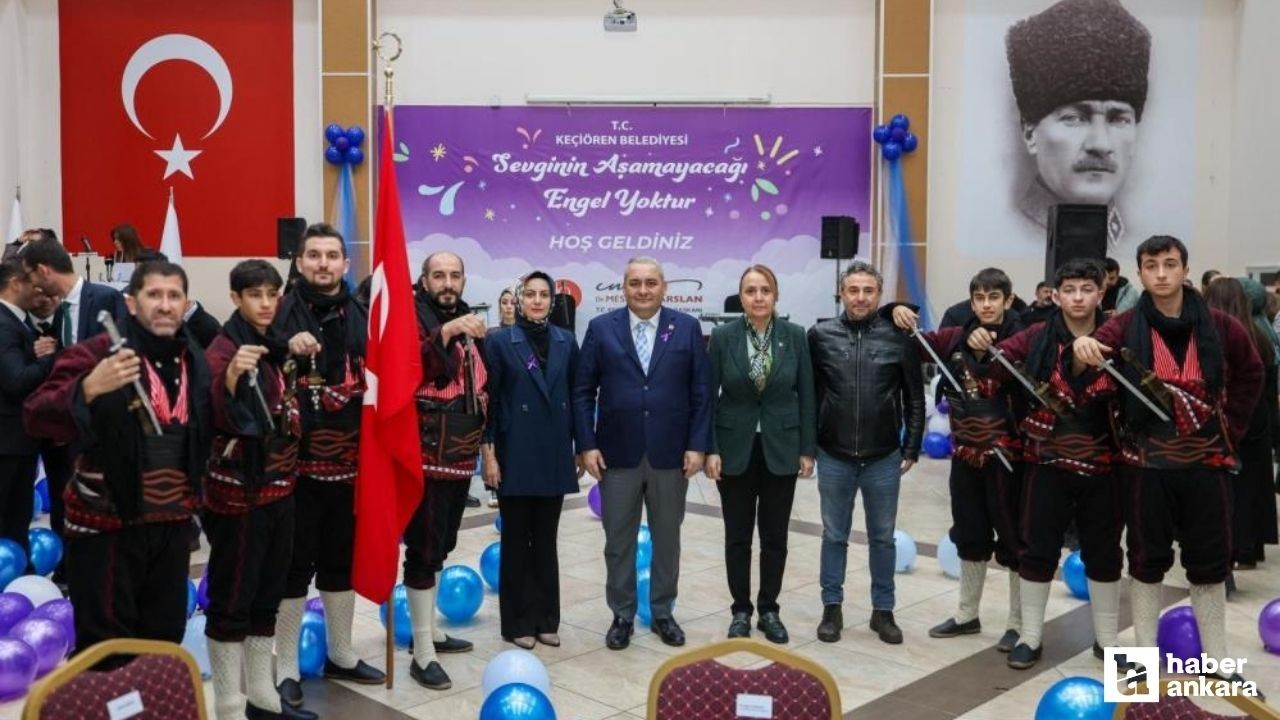 Keçiören'de özel bireyler Engelliler Günü etkinliğinde buluştu