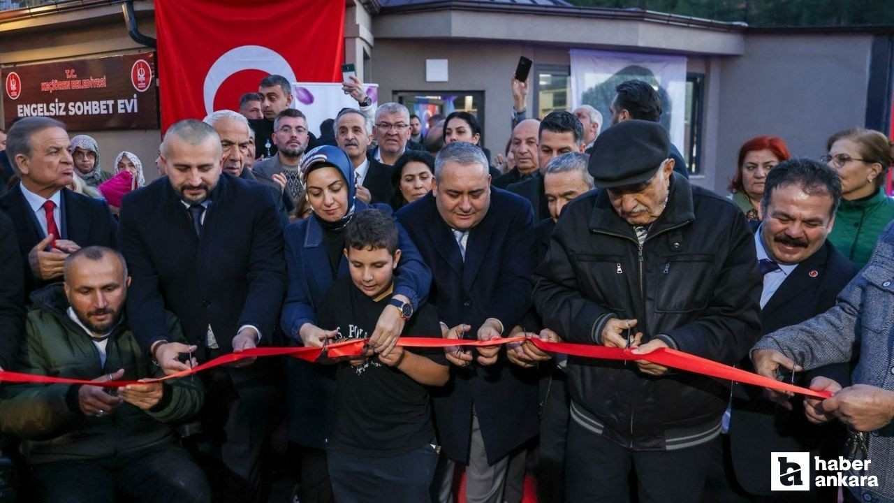 Keçiören Belediyesi'nin Engelsiz Sohbet Evi açıldı!
